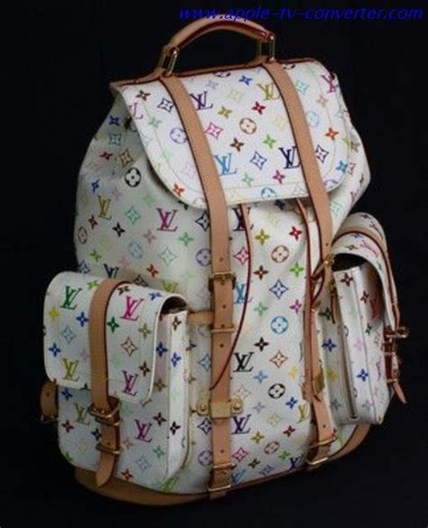 white louis vuitton bag backpack|louis vuitton backpack for school.